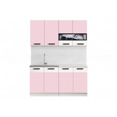 Готовый кухонный комплект РИО 1,6 м Розовый